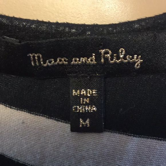 MAX & RILEY SLEEVELESS STRETCHY STRIPED MINI DRESS - Picture 8 of 9